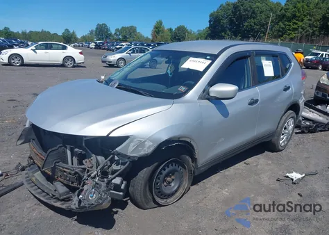 2016 Nissan Rogue S из США, поврежденный, VIN KNMAT2MV5GP625234